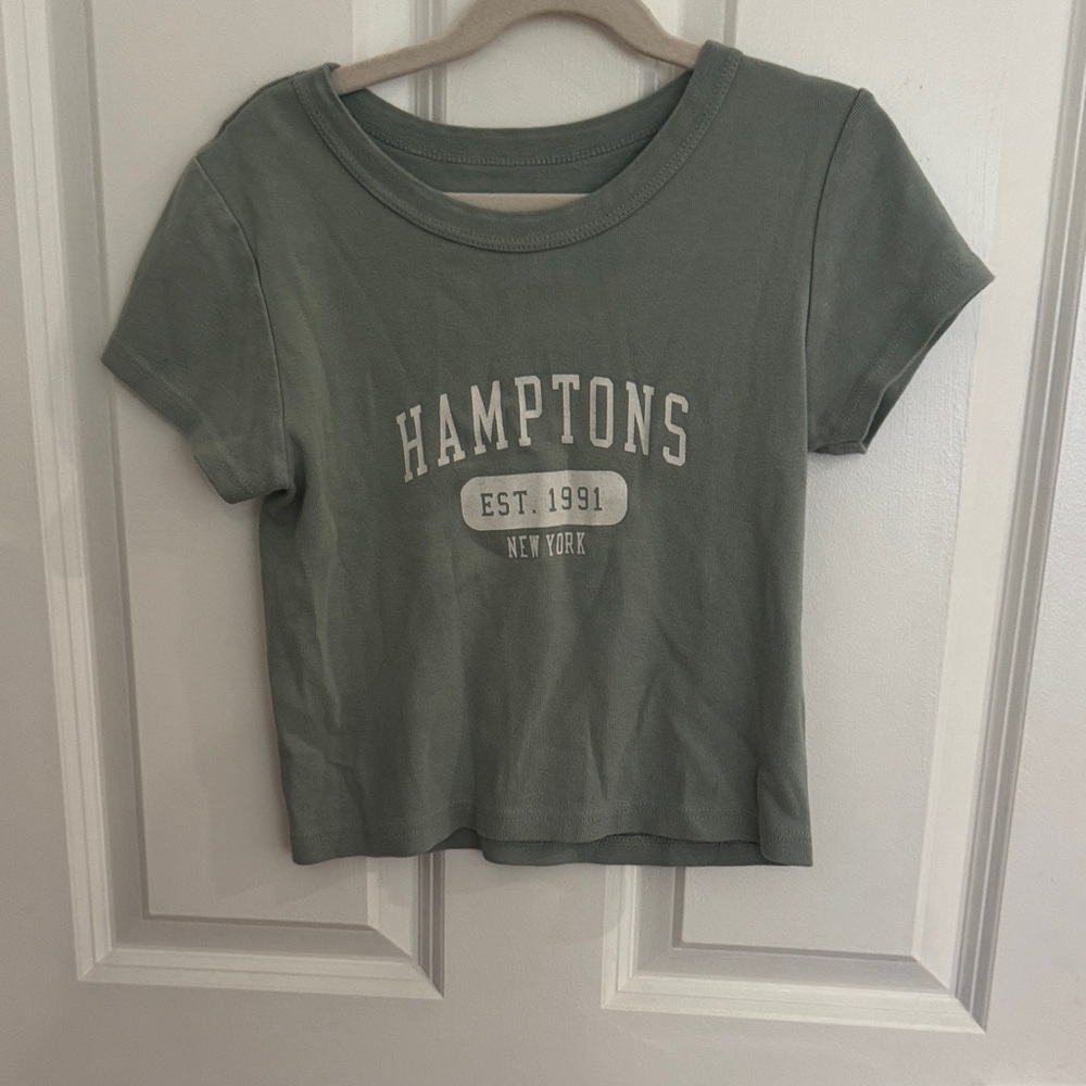 Brandy Melville Sage Green Tee